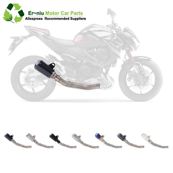 Doprava zadarmo Motocykel Výfukových Šál Celý Systém Pošmyknúť Na Strednom Prepojenie Potrubia DB Vrah Na kawasaki Z750 Z 7502007 do roku