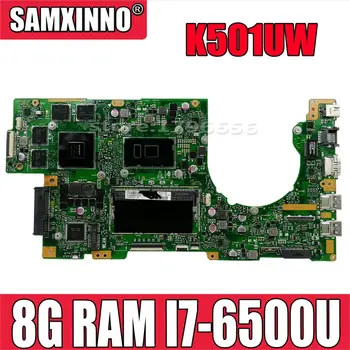 Akmey K501UW Notebook základná Doska Pre Asus K501UXM K501UQ K501UW Doske GTX960M-GPU I7-6500 CPU/8G-RAM/ DDR4