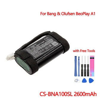 Bluetooth Reproduktor Batérie CS-BNA100SL Pre Bang & Olufsen BeoPlay A1 Batérie Hudby Lautsprecher Bocina Akumulátor 2600mAh