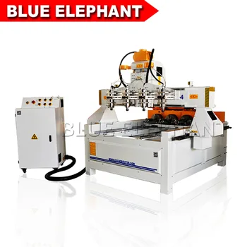 Modrý Slon 0809 Jednu Hlavu s 4 Osí CNC Router, rezanie/gravírovanie drevo, akryl, mdf, hliníka, medi