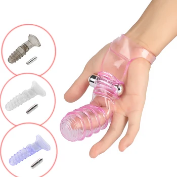 Prst Rukáv G-Bod Vibrátory Sexuálne Hračky Pre Ženy Stimulátor Klitorisu Pošvy Masáž Prst Spp Dildo Vibrátor Dospelých Sex Produkt