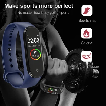 Smart Hodinky Mužov Inteligentný Náramok Športové Srdcovej Frekvencie, Krvného Tlaku Kalórií Monitor Bluetooth Spánku Krokomer Správu Pripomienky