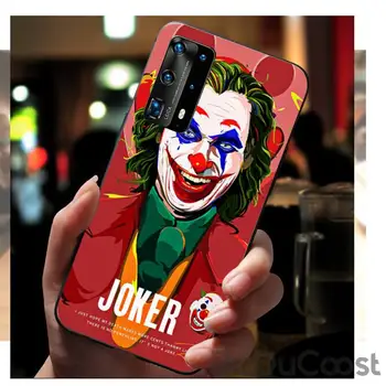 Black Joker Heath Ledger Telefón puzdro Na Huawei P20 P30 P20Pro P20Lite P30Lite Psmart P10 9lite