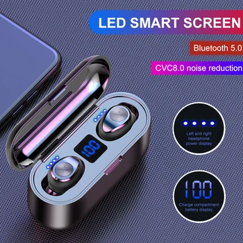 Bluetooth 5.0 Headset TWS Slúchadlá Bezdrôtové Slúchadlá Slúchadlá Smart In-Ear Handsfree Slúchadlá Stereo Headset Šport Telefón