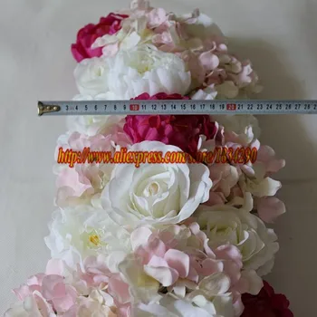 10pcs/veľa svadobné dekorácie umelého hodvábu rose skúmie pivónia, kvety arch svadobné rekvizity Oblúky dekorácie TONGFENG