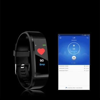 Nepremokavé Krokomery Bluetooth Smart Pruh Beží Šport Fitness Náramok Spánku Monitor Inteligentný Touchpad Srdcovej Frekvencie