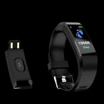 Nepremokavé Krokomery Bluetooth Smart Pruh Beží Šport Fitness Náramok Spánku Monitor Inteligentný Touchpad Srdcovej Frekvencie