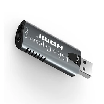 HDMI Video Capture Karty, Full HD 4K Video Záznam Box pre PS4 5 Prepnutie na USB HDMI Herné Konvertor