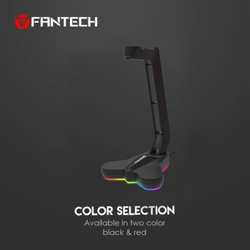 FANTECH AC3001S RGB pre Slúchadlá, Stand Anti-Sklzu a Základňa Je Priťažujúca pre Multi-Funkčné Slúchadlá, Stojan(Black)
