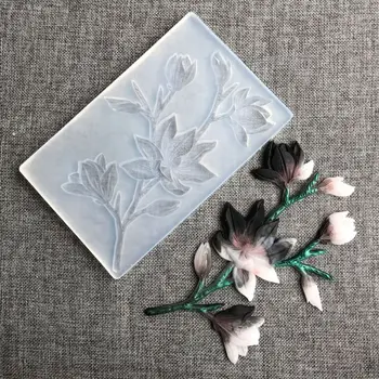 Čerešňové Kvety Tulipány Kvetinový DIY UV Živice Formy Šperky Silikónové Kvetinový Formy Čokoláda Strany Cake Decor Art Craft Nástroje