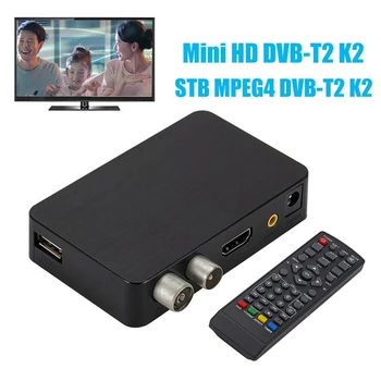 K2 DVB-T / T2 TV Prijímač 3D Terestriálneho Digitálneho Videa MPEG4 PVR HD 1080P Set-Top Box, TV Box(EÚ Zástrčky)