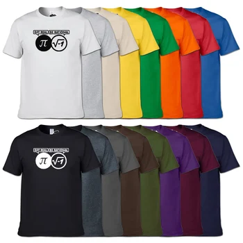 Vtipné Dizajn Matematika Téma Muži T-shirt 16 Farieb Lete Bavlna Bežné, T Košele v Pohode O-krku, Krátke rukávy Tričko Lumbálna Streetwear