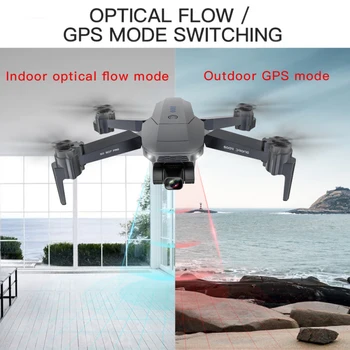 GPS Postupujte podľa Mňa RC Drone 2-Os Anti-shake Gimbal 4K ESC Dual Camera 5G WIFI FPV Optický Tok Polohy Skladacia Quadcopter Hračka