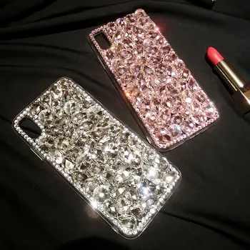 Luxusné Lesklé Ženy, Dievčatá Módne Diamantový Lesk obal pre Samsung Galaxy J3 Pro J3110 SM-J3119 Kryt Tašky Fundas Zadný kryt