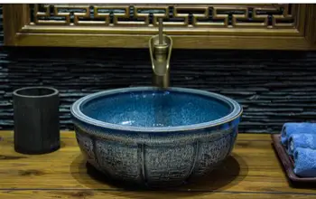 Jingdezhen keramické umenie dosku umývadlo misa pre kúpeľňa lavabo umývadlo, Kúpeľňa umývadlo ručné umývadlo keramické