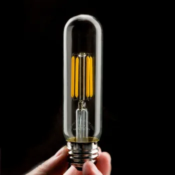 LED Žiarovky svetlo 120V 220V E27 Retro Edison žiarovky bombillas Dovolenku Reštaurácia Hotel Dekor luster osvetlenie T30 125 4W žiarivku