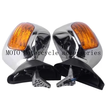 Motorka Bočné Zrkadlo s Signály svetlo Spätného Zrkadla Motocykel Spätné Zrkadlo Na Honda GL1800 Goldwing 2001-2012 2011