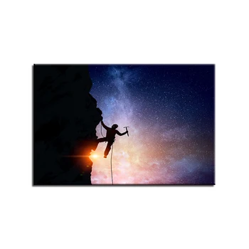 Plátno Obrázky Domova 1 Kus X-Games Cvičenie Horolezectvo Obrazy HD Vytlačí Súmraku Krajiny Plagát na Stenu Umenie Rámec