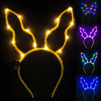 Farebné Tekvica Tvar LED Dieťa hlavový most Halloween Christmas Party Dekor Vlasy Príslušenstvo Rekvizity