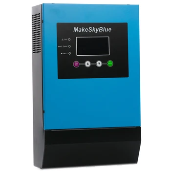 MakeSkyBlue 1KVA 800W MPPT Hybrid Solárny Invertor Radič 48V DC na 230V AC 30A MPPT Nabíjačky