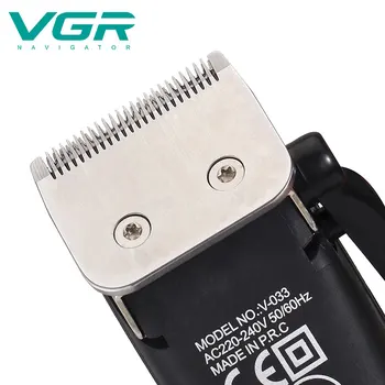 VGR zastrihávač chĺpkov Kábel hair clipper účes stroj oilhead clipper vlasy carcving biela clipper silný clipper 9W