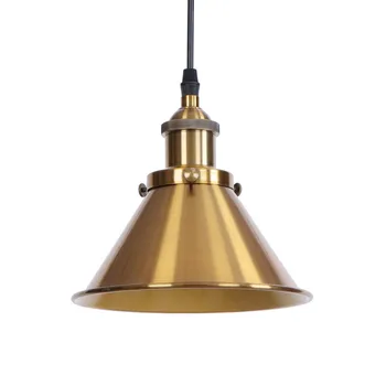 Bronz Vintage Priemyselné Prívesok Lampa Loft Dekor Železa Tienidlo Edison Svetlo Závesné Osvetlenie Cafe Bar Domov Starožitné Droplight