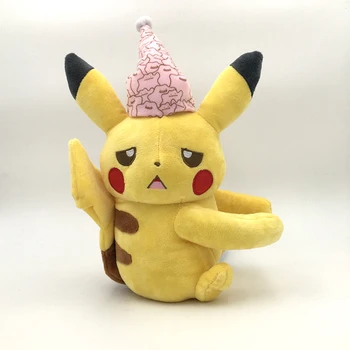 Takara Tomy Pokemon Plyšové Pikachu 36 cm Kawaii Objal Pikachu Hnuteľného Ručne Kreslené Hračky, Bábiky Anime Suffted