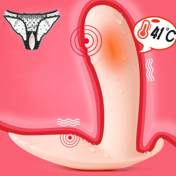 Nositeľné bez Ramienok Dildo Vibrátor Sexuálne Hračky pre Ženy 10 Režim Bezdrôtového Diaľkového Stimulátor Klitorisu Pošvy Masáž Vibrátorom Nohavičky