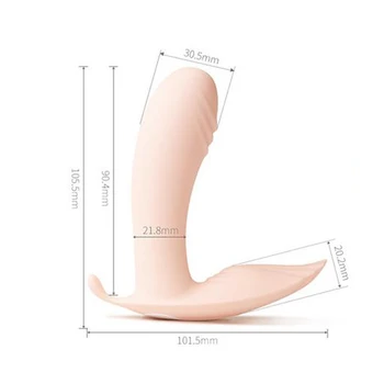 Nositeľné bez Ramienok Dildo Vibrátor Sexuálne Hračky pre Ženy 10 Režim Bezdrôtového Diaľkového Stimulátor Klitorisu Pošvy Masáž Vibrátorom Nohavičky