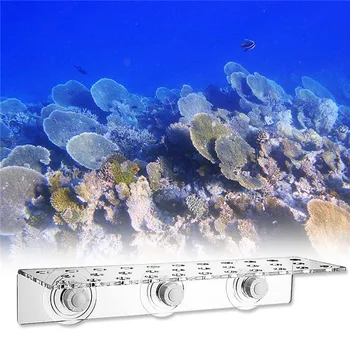 Transparentné Morských Akrylové Akvárium Coral Upnutie Držiaka Držiteľ Živých Rýb Nádrž Ornament Prísavky Pet Ryby Príslušenstvo