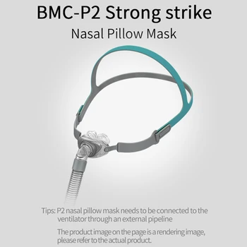 Pre BMC-P2 CPAP Nosovej Vankúš W Pokrývky hlavy S M L Vankúše Spánku Pomocníkom pre Chrápanie
