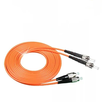 Optické Vlákna Jumper Patch Kábel Kábel,FC/UPC-ST/UPC,3.0 mm Priemer,OM1 Multimode 62.5/125,Duplex