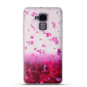 Silikónové Telefón puzdro Na Huawei Honor 5C Mäkké TPU Zadný Kryt Na Huawei Honor 7 lite GT3 Úľavu 3D Tlač Škrupiny Fundas Coque Tašky