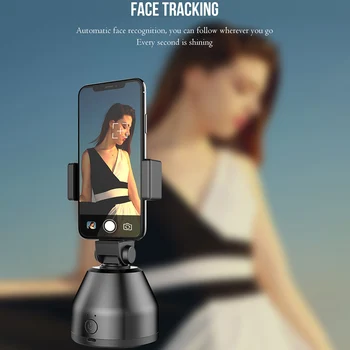 Auto Tracking, Smart Streľba Držiteľ Otáčanie 360 Auto detekcia tvárí Držiaka Telefónu Gimbal Smartphone pre Live Video Nahrávanie