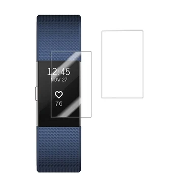 Screen Protector Film Pre Fitbit Poplatok 2 smart hodinky sklo chránič Úplné Ochranné Fólie pre Fitbit Poplatok 2 screen protector