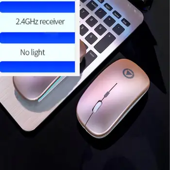 Bluetooth Dobíjacia Myš Bezdrôtová Tichý Duálny Režim Optickej Myši 2.4 G Vypnúť Tichý A Ergonomický Notebook Myš Wireless Mouse