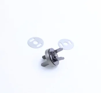 30pcs/veľa 14*3,5 mm Pištoľ Black Metal Magnet Tlačidlo pre DIY Tašky Magnetické Zaskočí Kovové Gombíky Prackou Zips