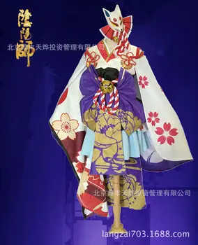 Hra Onmyoji SR Xue Nv Kimono Uniformy Cosplay Kostým Doprava Zadarmo