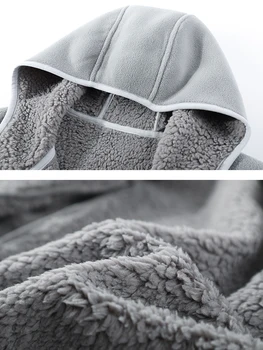 Pioneer Tábor 2019 Nové Zimné Hrubé Kapucí Bunda Pre Mužov Teplé Fleece Pevné Coats Outwear Príčinné Mužov Topy AJK908096