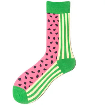 Pánske Ponožky Happy A Vtipné Ponožky Trendy morské Plody Vták Kukurica Burger Zebra Shark Ilustrácia Bavlnené Ponožky, Doplnky, Módne Ponožky Sox