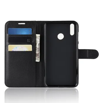 Móda Wallet PU Kožené puzdro Na Huawei Honor 8C Flip Ochranné Telefón Späť Shell S Držiteľov Karty
