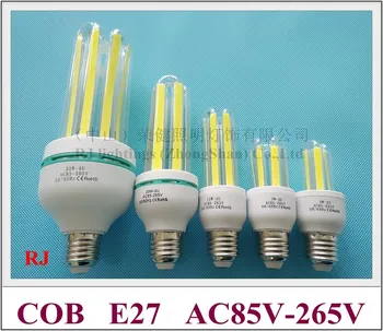 Kukurica LED žiarovka E27 COB LED kukurica žiarovka svetla svietidlo 3W 7W 12W 20W 32W AC85V-265V príkon E27 COB LED nový dizajn 2017