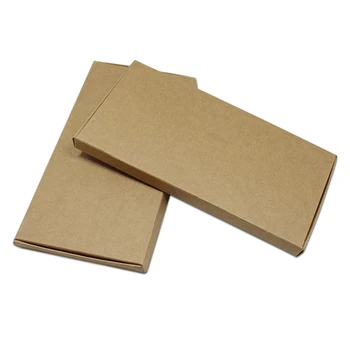 Rôzne Veľkosti Svadobné Malý Darčekový Balíček Box Hnedé Kraft Papier Balenie Box Na spoločenské DIY Cukrovinky, Sušienky, Kozmetické Boxy Obaly