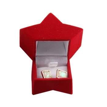 Jedinečný Zmiešané Dizajn Velvet Krúžok Box Náušnice, Náhrdelník Šperky Prípade Skladovania