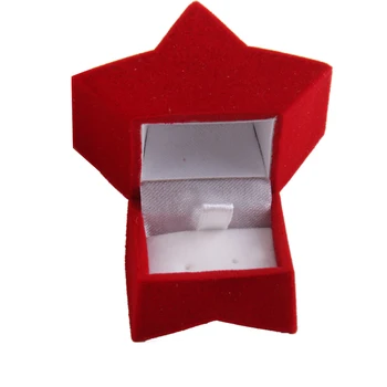 Jedinečný Zmiešané Dizajn Velvet Krúžok Box Náušnice, Náhrdelník Šperky Prípade Skladovania