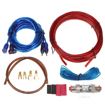 Car Audio Wire Zapojenie Zosilňovača Kábel Subwoofer Reproduktor Inštalačný Kit AMP, nájdite Držiak Poistky, Elektroniky Vozidla Príslušenstvo
