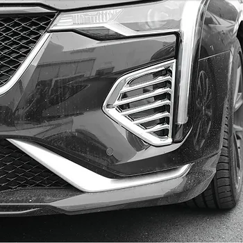 DHBH-Fit pre 2020-2021 Cadillac CT4 ABS Chrome Auto Predné Hmlové Svetlo na Čítanie Rám Orezania