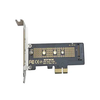 Half-výška držiaka NVMe PCIe M. 2 NGFF SSD do PCIe x1 stúpačky karty PCIe x1 M. 2