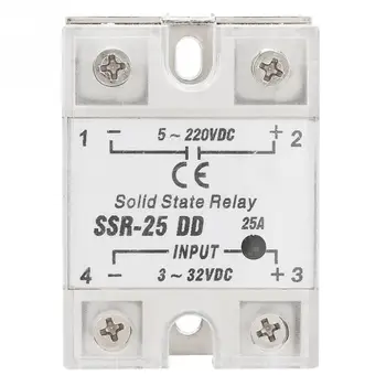 Solid State Relé SSR-25 DD 25A 5-220VDC Solid State Relé Pre Priemyselnú Automatizáciu Procesu
