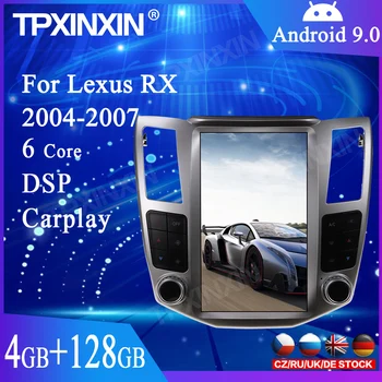 4G+128 GB Android 10.0 Pre Lexus RX RX300 RX330 RX350 RX400H Auta GPS Navigácie Auta Prehrávač Rádio Stereo magnetofón Vedúci Jednotky